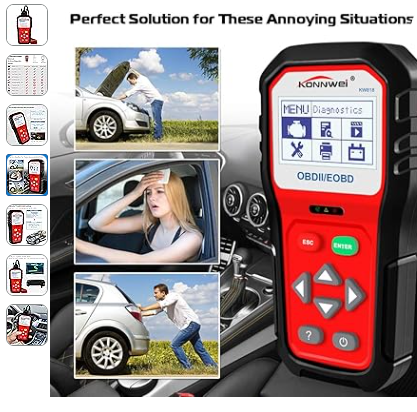 Lector de códigos error OBD2 para auto